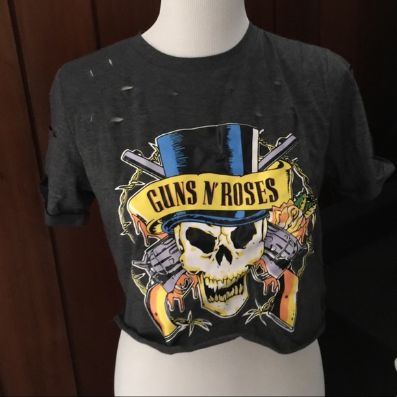 guns n roses Tops - Guns n Roses Crop Top